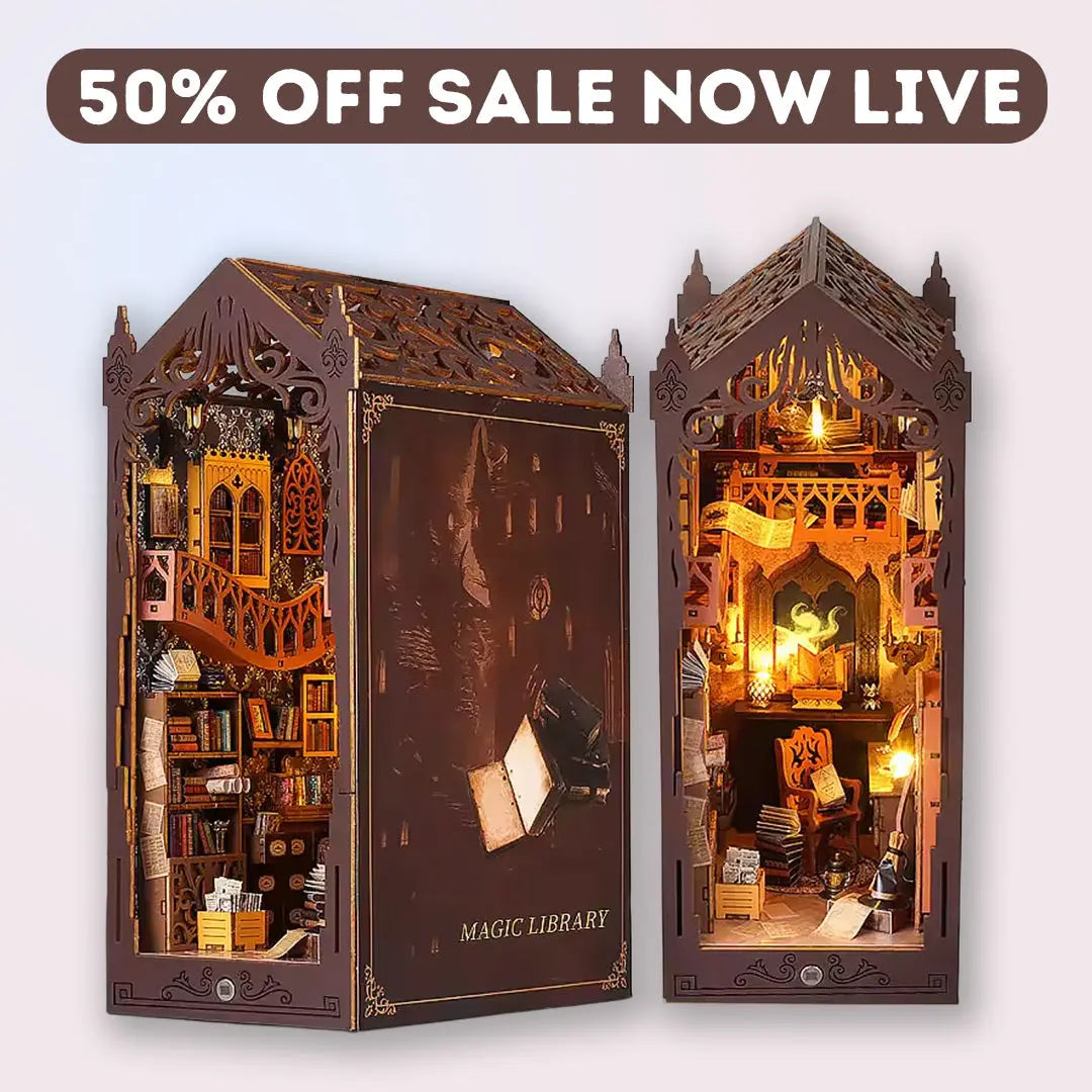 Magic Library Book Nook - The Crafter Shelf