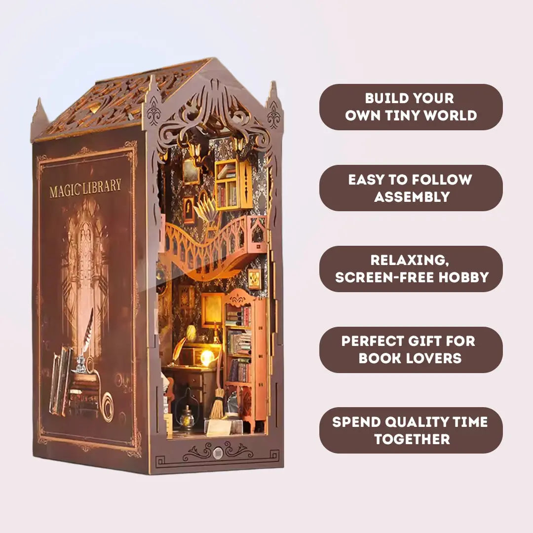 Magic Library Book Nook - The Crafter Shelf
