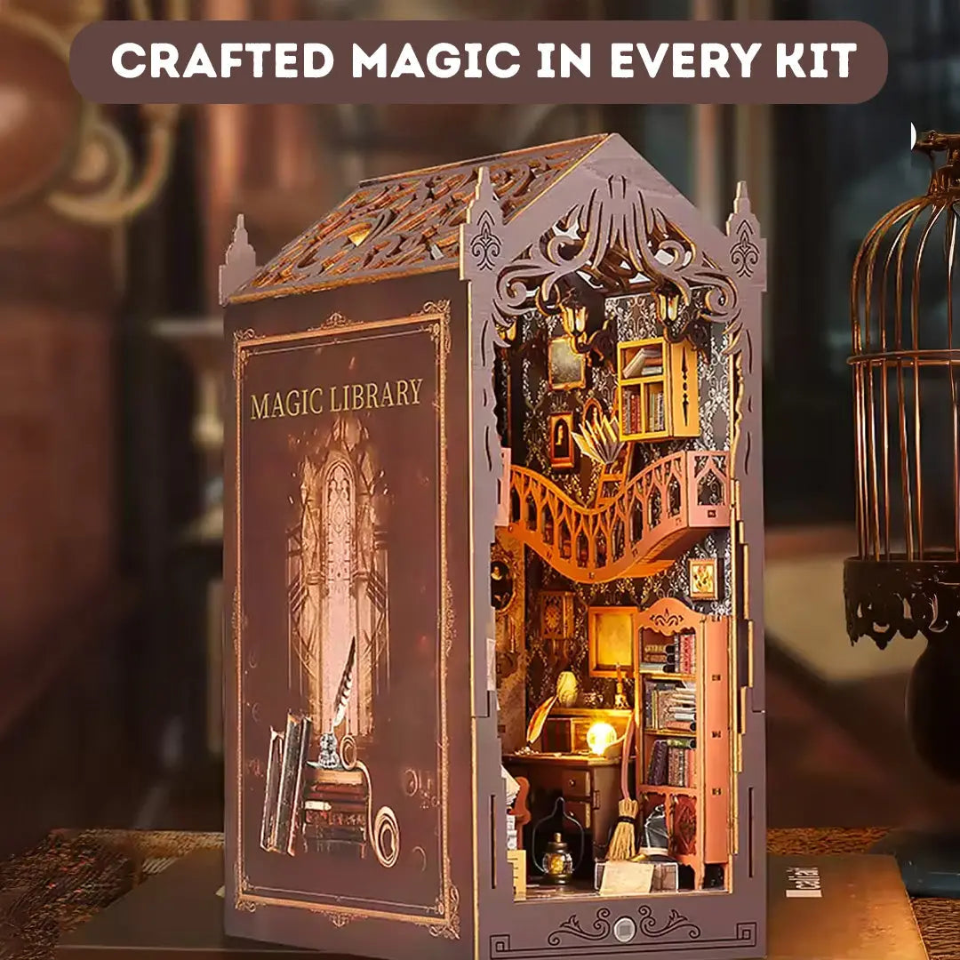 Magic Library Book Nook - The Crafter Shelf
