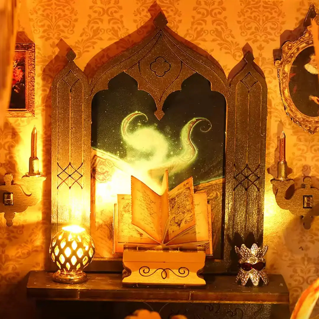 Magic Library Book Nook - The Crafter Shelf